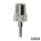 RACCORD GOODRIDGE SNIPER II - MALE - DIAMETRE DE FILETAGE : 1/8 NPT - ORIENTATION : DROIT - COULEUR : INOX