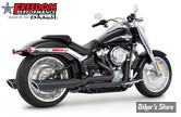 - ECHAPPEMENT - FREEDOM PERFORMANCE - SOFTAIL M8 -  TWO-STEP TUCK & UNDER - SLASH CUT - NOIR / EMBOUT : NOIR SCULPTE - HD01312