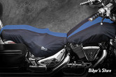 COUVERTURE DE RESERVOIR & SELLE - SOFTAIL FLST / FLSTS / FXSTB / FLSTF - BIKESHEATH - COULEUR : NOIR / BLEU
