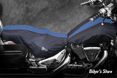 COUVERTURE DE RESERVOIR & SELLE - SOFTAIL FLST / FLSTS / FXSTB / FLSTF - BIKESHEATH - COULEUR : NOIR / BLEU