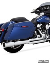 -  ECHAPPEMENT - VANCE & HINES- TOURING 17UP MILWAUKEE-EIGHT® - 2 EN 1 - PRO PIPE PCX - CHROME - 17383