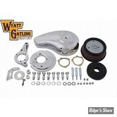 - FILTRE A AIR - V-TWIN - BIGTWIN 93/07 -  Chrome Wyatt Gatling Air Cleaner Assembly - OEM 29409-02 - CHROME