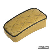 SELLE SOLO UNIVERSELLE - LARGEUR 230MM - LE PERA - SOLO - METALFLAKE - SOLID GOLD DIAMOND - BIAIS NOIR : POUF