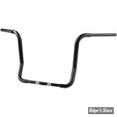 GUIDON KHROME WERKS - BOBBER BAGGER STYLE APE HANGER - TOURING FLHTK / FLHX / FLHTCU / FLHTCUTG 08UP - HAUTEUR : 14" - PERCE - NOIR