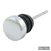 ECLATE A - PIECE N° 42 -  BOUCHON DE RÉSERVOIR D'HUILE AVEC JAUGE - SOFTAIL 84/99 & SPORTSTER 82/03 - OEM  62595-82A / 62634-84A - JAUGE COURTE - CHROME