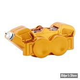 ETRIER RADIAL - ENTRE AXES : 100MM - ETRIER AVANT ARLEN NESS - 4-PISTONS - 100MM MONOBLOCK RADIAL BRAKE CALIPER - COTÉ : GAUCHE - OR - 320-007