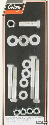 ECLATE J - PIECE N° 12 - Visserie de fixation moteur - BigTwin 70/84 - OEM 4726 / 7825 / 4401W / 4435W - COLONY - HEXAGO - ZINC - 8807-17