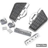 KIT REPOSES-PIEDS DE PARE-CYLINDRES - PARTS UNLIMITED - HONDA GOLDWING - Engine-Guard Cruise Boards - CHROME - 720215-BX1