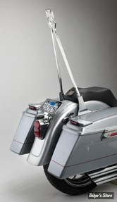 MONTANT DE SISSY BAR - LARGEUR : 11" / 27,95 CM - CYCLE VISIONS - CROSSTUDE - LARGEUR 11" - HAUTEUR : 30" - CHROME