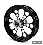 18 x 3.50 - ROUE ULTIMA ALUMINIUM - APPLICATION CUSTOM AXE 1" - KOOL KAT - D-F - KOOL KAT Front Wheel  - BLACK CUT - 37-649