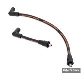 FILS DE BOUGIES - SPORTSTER 04/06 - SCREAMIN EAGLE - SCREAMIN' EAGLE 10MM PHAT SPARK PLUG WIRES - NOIR