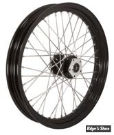 19 X 2.50 - ROUE AVANT 40 RAYONS - SPORTSTER / FX / FXR / DYNA 84/99 - 19 X 2.50 - OEM 43312-84 - NOIRE AVEC RAYONS CHROMES