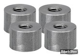 ENTRETOISE CYLINDRIQUE - FILETAGE 3/8"-16 - DIAMÈTRE EXT : 19,05MM - LONGUEUR  : 12,70MM - ACIER - 000089 - LES 4 PIÈCES