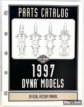 CATALOGUE DE PIECES DETACHEES - DYNA 1997 - OEM 99439-97A - OE Harley Davidson Factory Parts Manual 