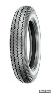 100/90H19- 63H - PNEU SHINKO E240 RENFORCE - FLANCS BLANC WW - 87-4116	