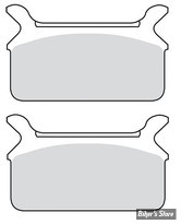 PLAQUETTES - 43957-86C 43957-86E - EBC 1 - ORGANIC