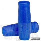 POIGNEES LOWBROW CUSTOMS - CLASSIC - CAOUTCHOUC - BLEU / METALFLAKE