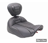 - SELLE MUSTANG - FREEDOM TOURING SEAT - TOURING 2023UP - Deluxe Touring Solo Seat INSERTS CARBONE - NOIR / COUTURES : ORANGE MANDARINE - 89401MO