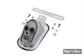 FEU ARRIERE - TOMBSTONE - ECLAIRAGE LED - CHROME - Skull