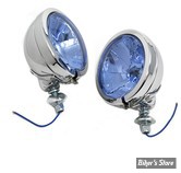 ECLATE K - PIECE N° 10 - KIT PHARES ADDITIONNELS - OEM 68652-64 - AMPOULE H3 - OPTIQUE BLEU - LA PAIRE