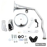 ECLATE K - PIECE N° 00 - KLAXON TROMPETTE / TRUMPET - 12 VOLTS - OEM 00000-00 - BIG TWIN 49/84 - CHROME