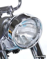 7 - CERCLAGE FRENCHÉ AVEC VISIERE - 69734-05 - CHROME - V-TWIN