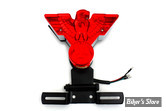 FEU ARRIERE CHOPPER / HOT ROD - WARBIRD - ECLAIRAGE : LED - AVEC SUPPORT DE PLAQUE