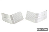 CABOCHONS DE FEU FREIN / FEU ARRIÈRE DE TOUR PACK - OEM 58383-89 / 58384-89 - Couleur des cabochons : CLAIR - V-TWIN