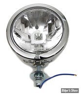 ECLATE K - PIECE N° 10 - PHARE 4 1/2" - OEM 68652-64 / B - 12V / H3 - V-TWIN - OPTIQUE CLAIR / LISSE