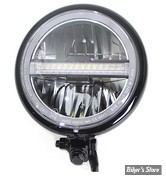 5 3/4 - PHARE LED - BATES STYLE - NOIR