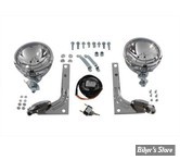 - KIT PHARES ADDITIONNELS - FL 48/67 - OEM 68598-70 - CHROME 