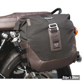 - LEGEND GEAR  LS2 / SACOCHE LATERALE - SW-MOTECH - Legend Gear LS2 - 13.50 LITRES - NOIR / MARRON - POSITION DE MONTAGE : DROITE OU GAUCHE - BC.HTA.00.402.10000