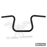 Guidon TC. BROS - TC BROS. LANE SPLITTER HANDLEBAR - AVEC EMPREINTES - NOIR - 101-0114