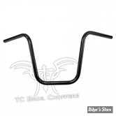 Guidon TC. BROS - TC BROS. 1" NARROW APES HANDLEBAR - APES 12" - AVEC EMPREINTES - NOIR - 101-0106