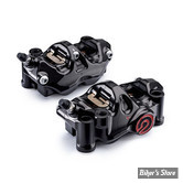 ETRIERS AVANT  BREMBO - 4-PISTON BRAKE CALIPERS - GP4-RX MONOBLOCK RADIAL BRAKE CALIPER SET - NOIR ANODISÉ