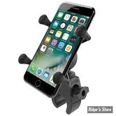 - LARGE - SUPPORT DE TELEPHONE - RAM MOUNTS - TOUGH CLAW MOUNT - Ø 15.90MM / 38.00MM - HAUTEUR : 29.00 mm - LOW PROFILE X-GRIP WITH TOUGH-CLAW™ BASE - 