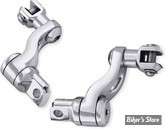 SUPPORTS DE REPOSES PIEDS AJUSTABLES - OEM 50763-09 - CHROME