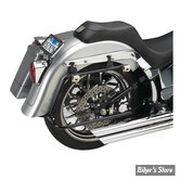 SACOCHE RIGIDE : KIT DE MONTAGE DE SACOCHES RIGIDES - CYCLE VISIONS BAGGER TAIL BAG MOUNT - SOFTAIL 08/17 - FINITION : NOIR