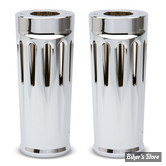 ECLATE N - PIECE N° 68 - COUVRES TUBES DE FOURCHE ARLEN NESS - TOURING 14UP - DEEP CUT +2" - CHROME - 20-027