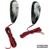 FEU DE CARROSSERIE - K&S TECHNOLOGIES INC. - LED FLUSH MOUNT MINI MARKER LIGHT - CORPS : NOIR - FIXATION A VISSER - ECLAIRAGE : ROUGE