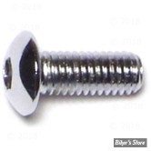 VIS TETE BOMBEE 10-32 X 12.70MM / 1/2" - ALLEN - CHROME - OEM 3026