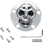 Cache allumage - TWIN CAM 99UP - SKULL 3D - CHROME