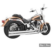 - ECHAPPEMENT - FREEDOM PERFORMANCE - INDEPENDANCE LG - 2 EN 2 - SOFTAIL 86/17 - CHROME