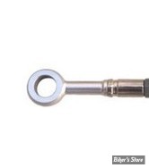 BANJO TRW Varioflex - DIAMETRE : 3/8" / 10mm - ORIENTATION : COURBE 20° VERS LE BAS - FINITION : INOX