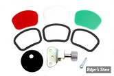 ECLATE A1 - PIECE N° 13 / 24 / 35 - KIT LENTILLE DE CONSOLE SKULL et accessoires - OEM 0000-00 /  71601-37 - V-TWIN - KIT