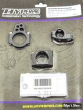 - AMORTISSEUR DE DIRECTION HYPERPRO - STEERING DAMPER MOUNTING KIT : KIT DE MONTAGE - SPORTSTER XR1200 08/13  - NOIR - MK-HD12-S003-B 