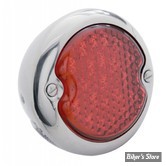  FEU ARRIERE VINTAGE - 1933/1936 - TC BROS. MODEL B TAIL LIGHT - INOX / LED - 107-0048