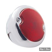FEU ARRIERE VINTAGE - 1933/1936 - TC BROS. MODEL B TAIL LIGHT - INOX / AMPOULE - 107-0027