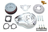 FILTRE A AIR - WYATT GATLING - SPORTSTER 91UP -  TEARDROP - CHROME - COMPLET