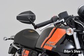 RETRO DAYTONA -  RETROVISEUR DAYTONA - TYPE 7 - POUR GUIDON DE Ø 22.00MM / 7/8" OU 25.40MM / 1" - NOIR - COURT - 89726